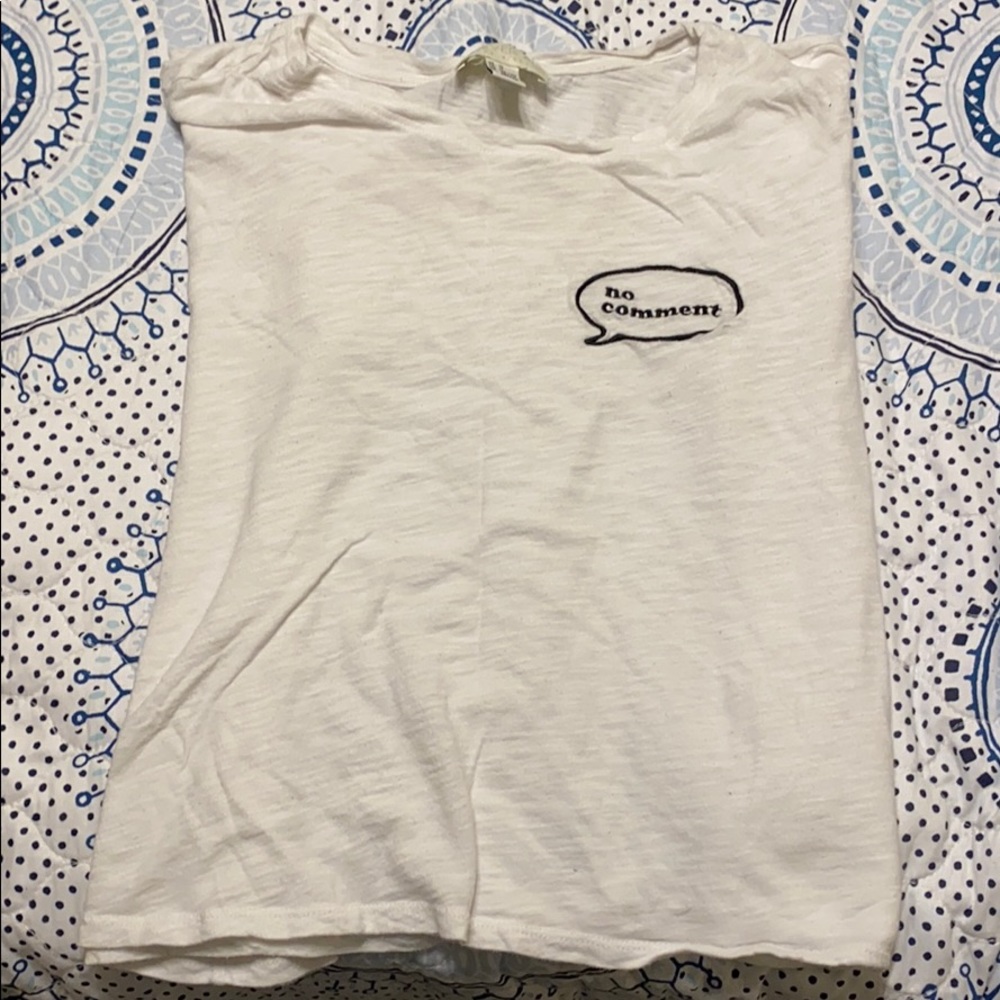 “No comment” Forever 21 crop top